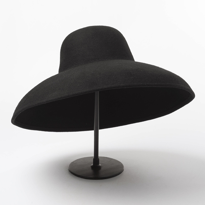 Classical Big Wide Brim Wool F - Hat Floppy Wide recension och pris