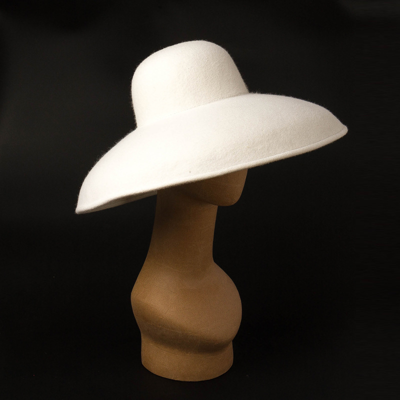 Classical Big Wide Brim Wool F - Hat Floppy Wide recension och pris