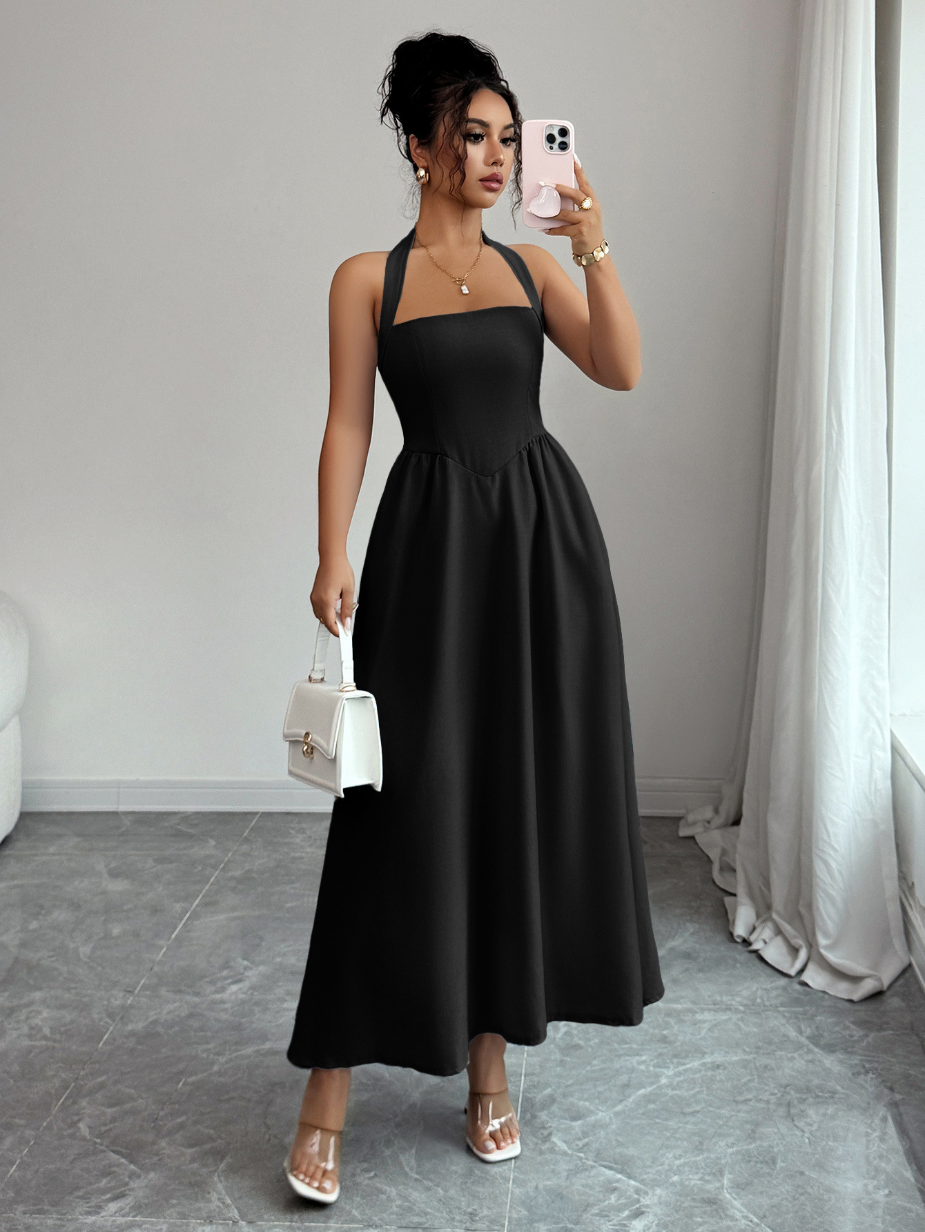 Women's Dress 5 Colors Halter  - Maxi Dress Halter recension och pris