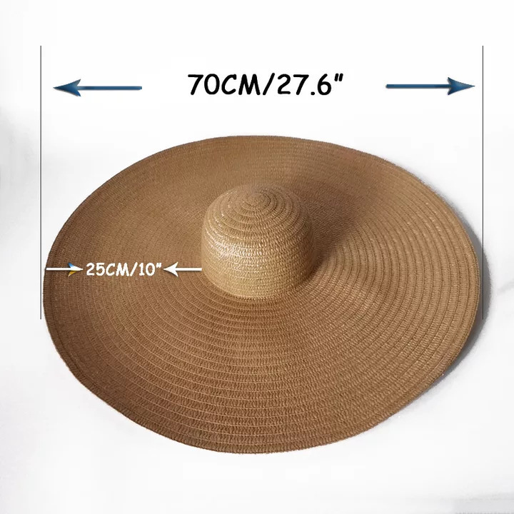 Oversized Beach Straw Hats for - Hat Floppy Wide recension och pris