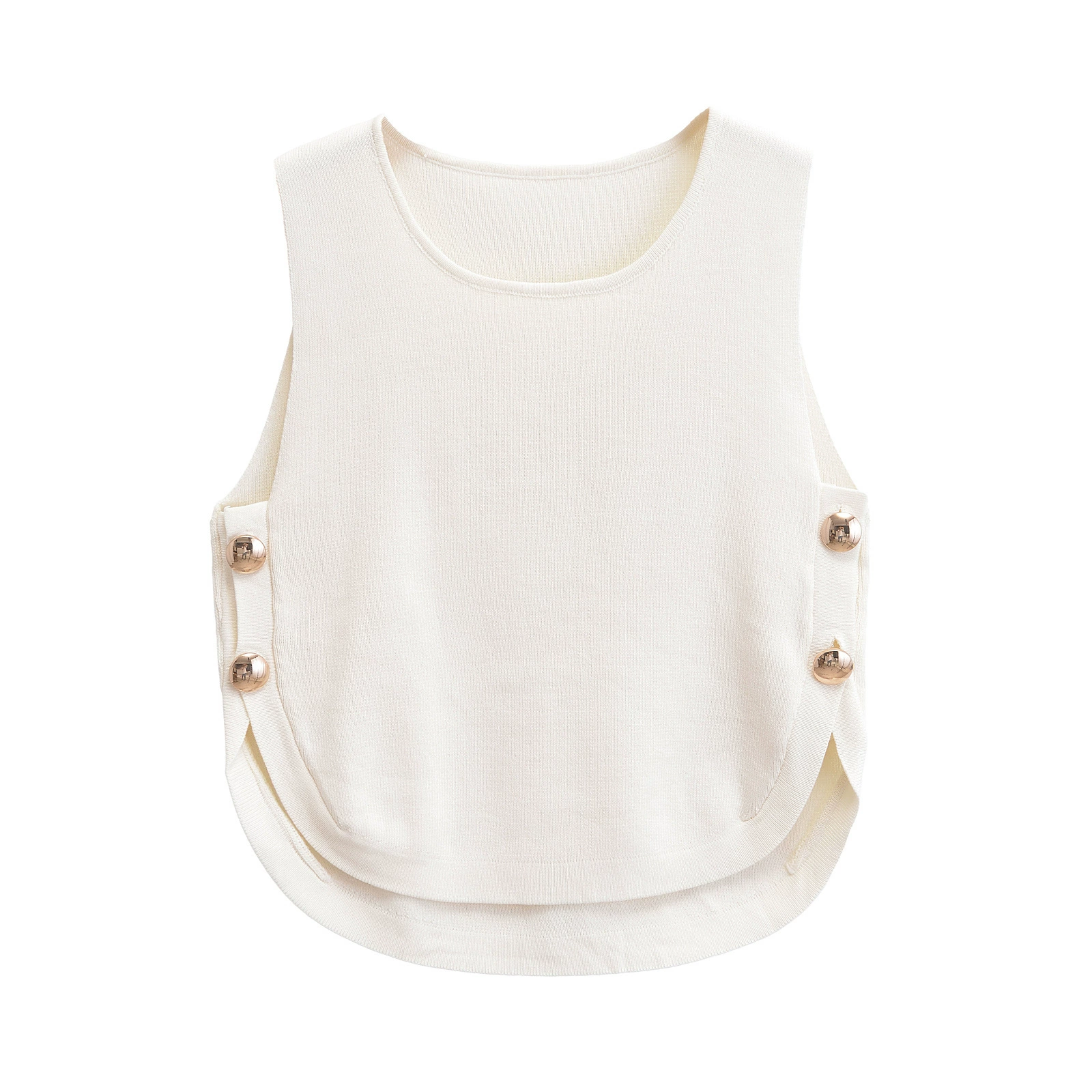 2025   Women's  Chic  Sleevele - Crop Top Crochet recension och pris