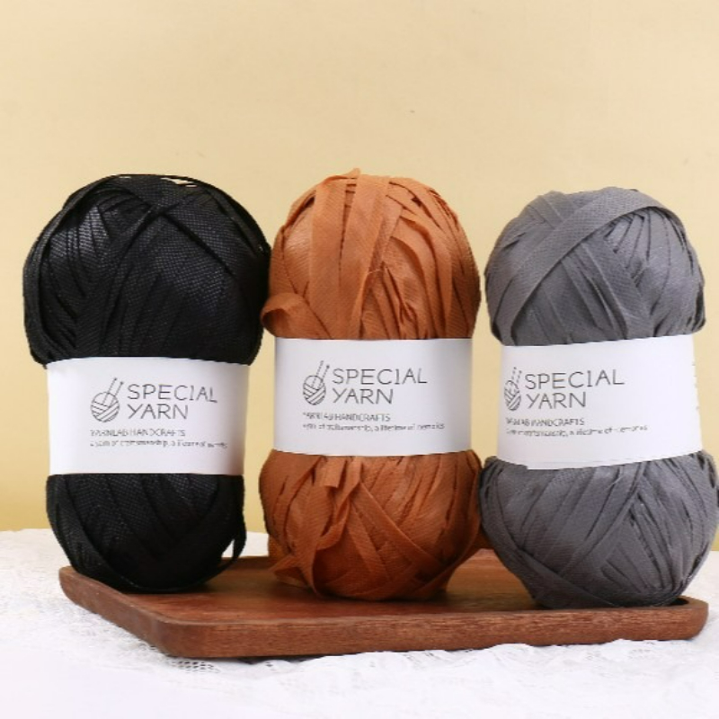 100g/pcs Raffia Flat Yarn for  - Crochet Bag Raffia recension och pris