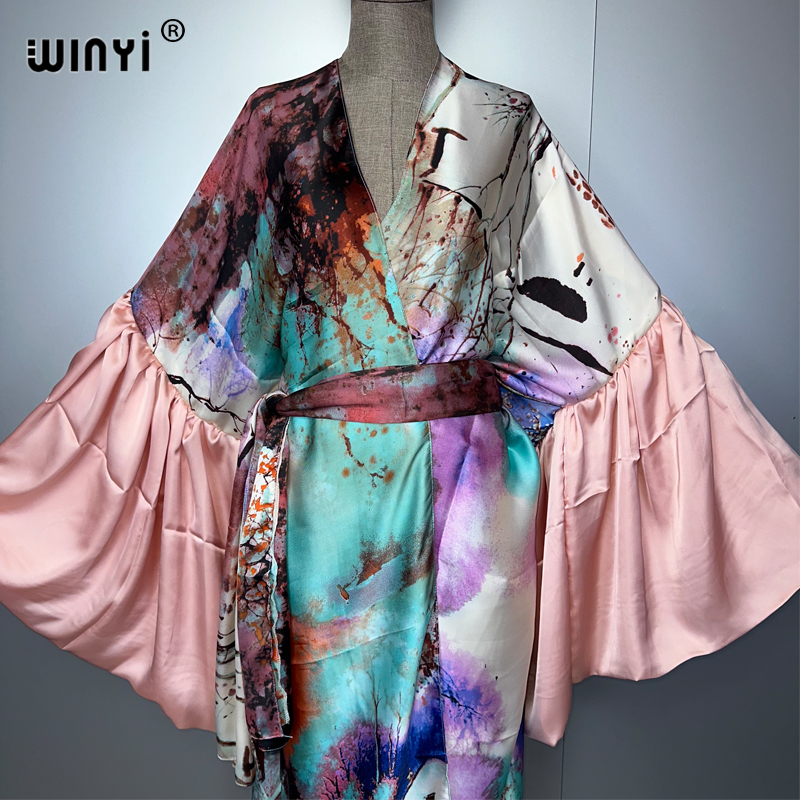 WINYI Summer Kimono party dres - Cover Up Kaftan recension och pris