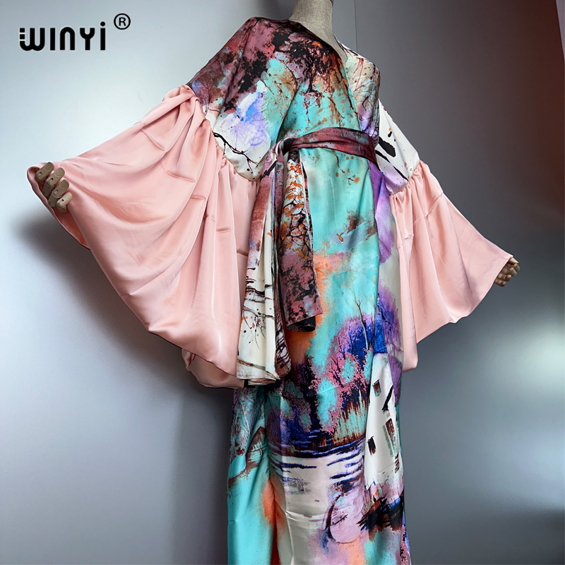 WINYI Summer Kimono party dres - Cover Up Kaftan recension och pris