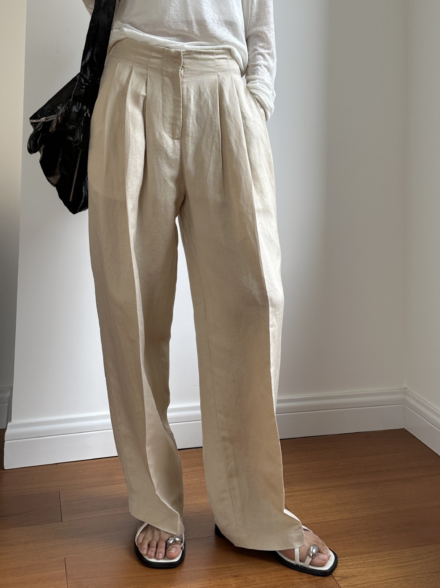 Casual Linen Wide Leg Pants Pl - Linen Pant Wide recension och pris