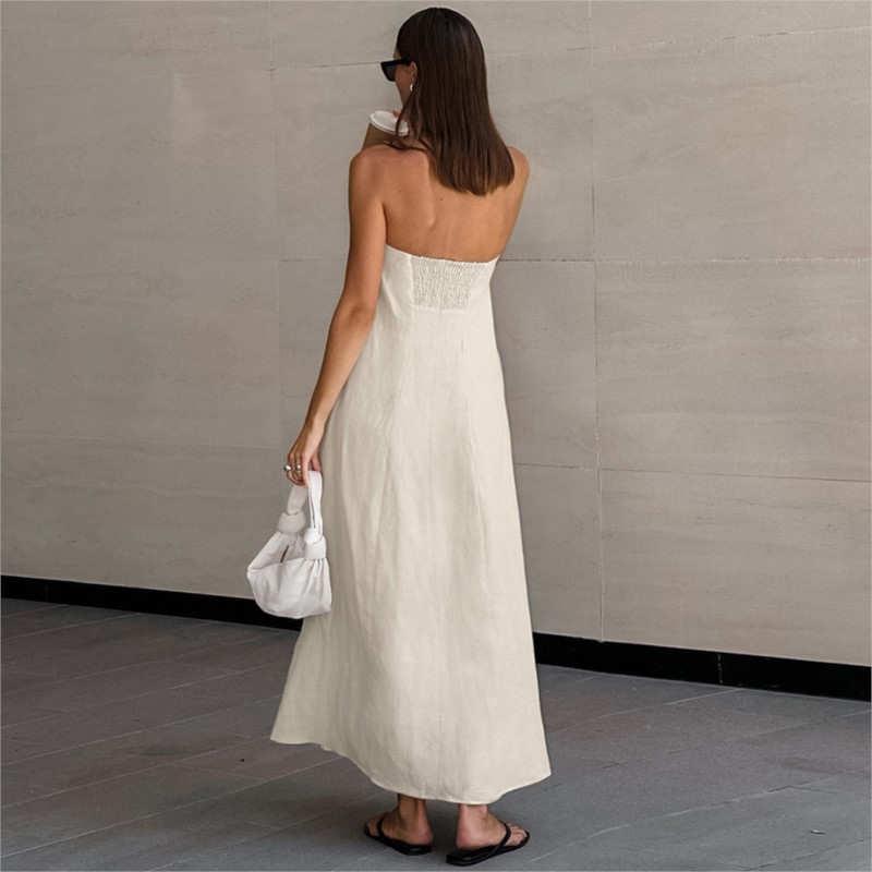Fashion Elegant Simple Design  - Linen Dress Wrap recension och pris