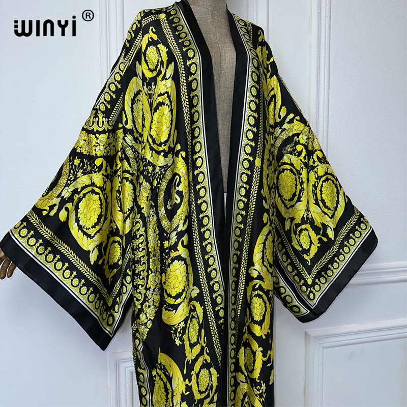 WINYI Africa boho print Kimono - Cover Up Kaftan recension och pris
