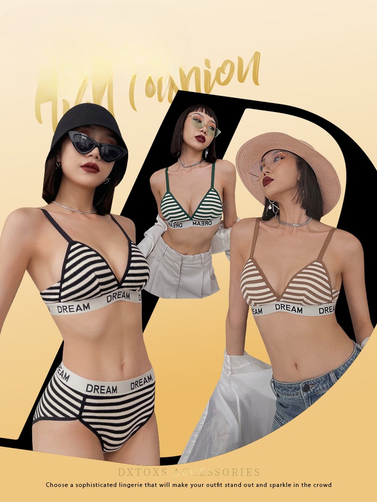 YUQI French Triangle Bra - Thi - Bralette Triangle Set recension och pris