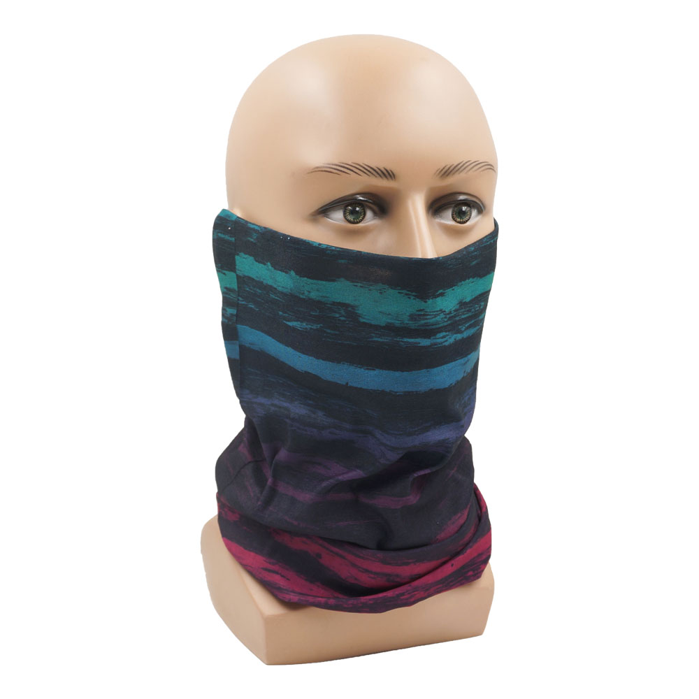 Tie-Dye Stripes Pattern Neckch - Headband Summer Knit recension och pris