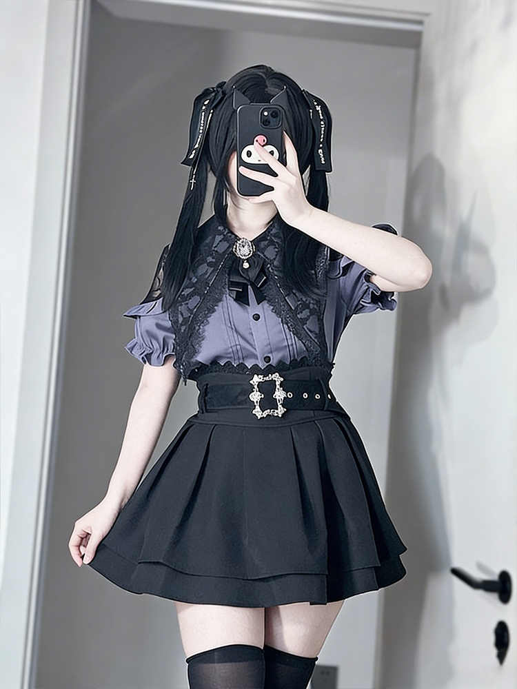 Gothic Style Shoulder Bared Sh - Blouse Off Shoulder recension och pris