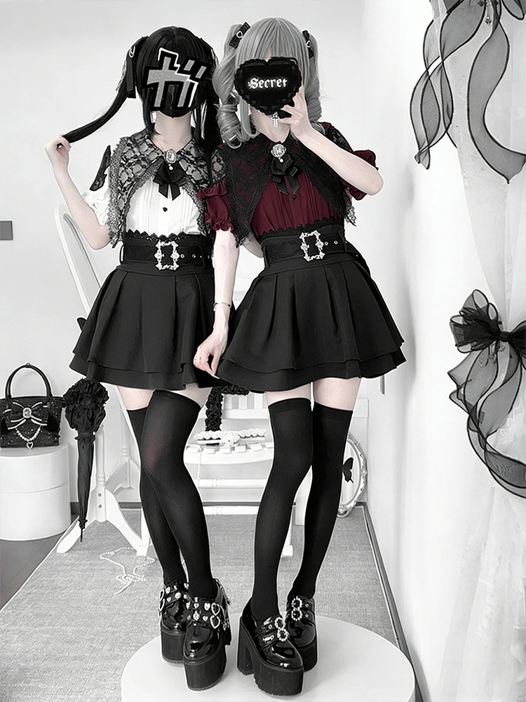 Gothic Style Shoulder Bared Sh - Blouse Off Shoulder recension och pris