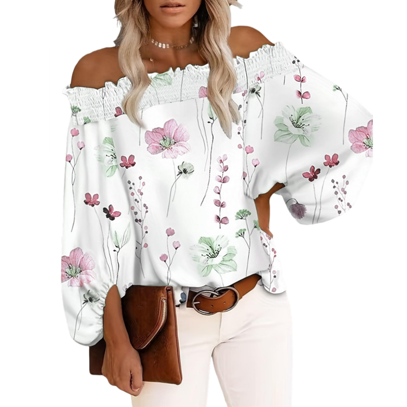 Plus Size New Women's Casual F - Blouse Off Shoulder recension och pris