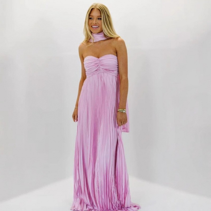 Wedding Guest Dress Elegant Pa - Maxi Dress Halter recension och pris
