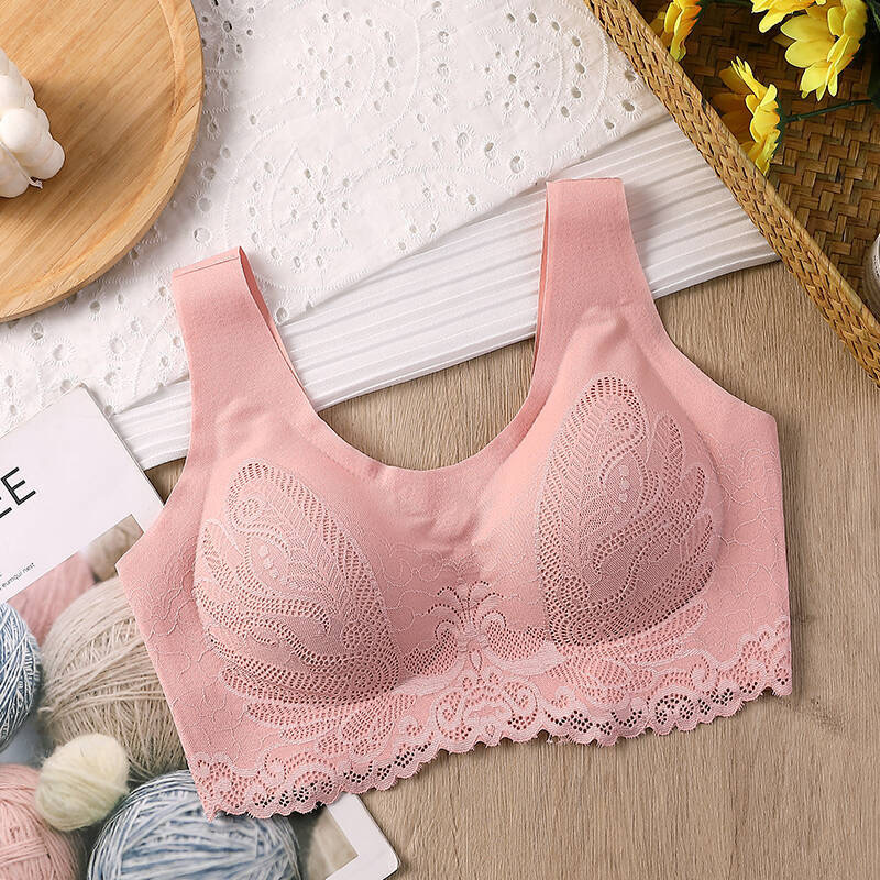 Breathable Latex Bra Seamless  - Bralette Triangle Set recension och pris