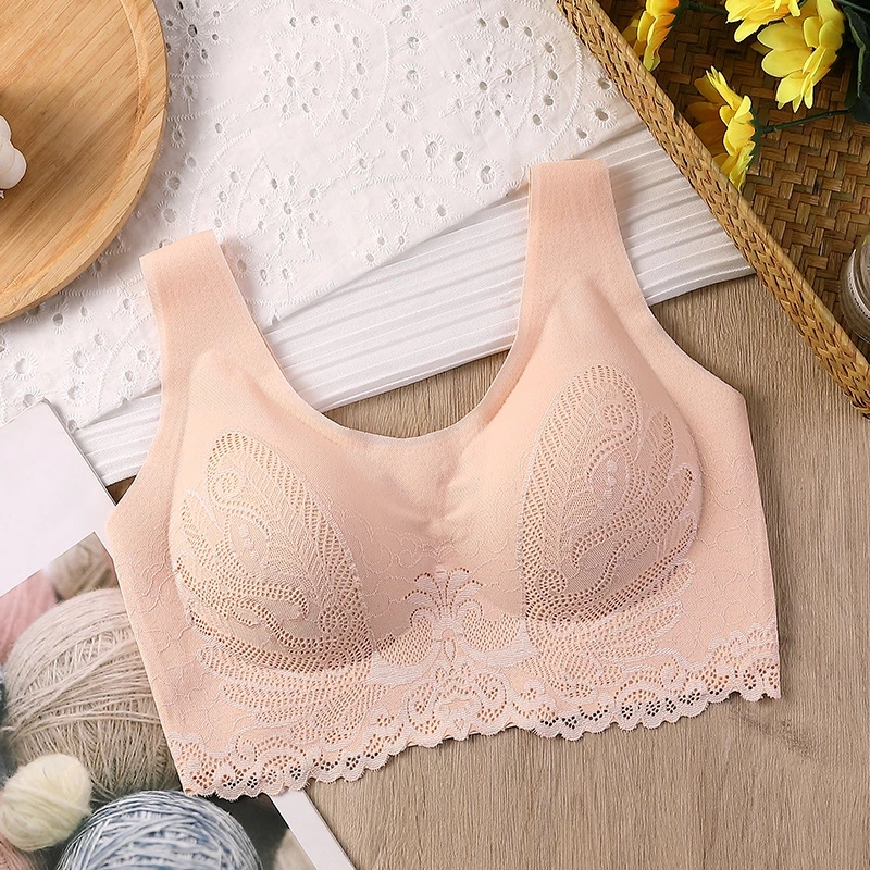 Breathable Latex Bra Seamless  - Bralette Triangle Set recension och pris