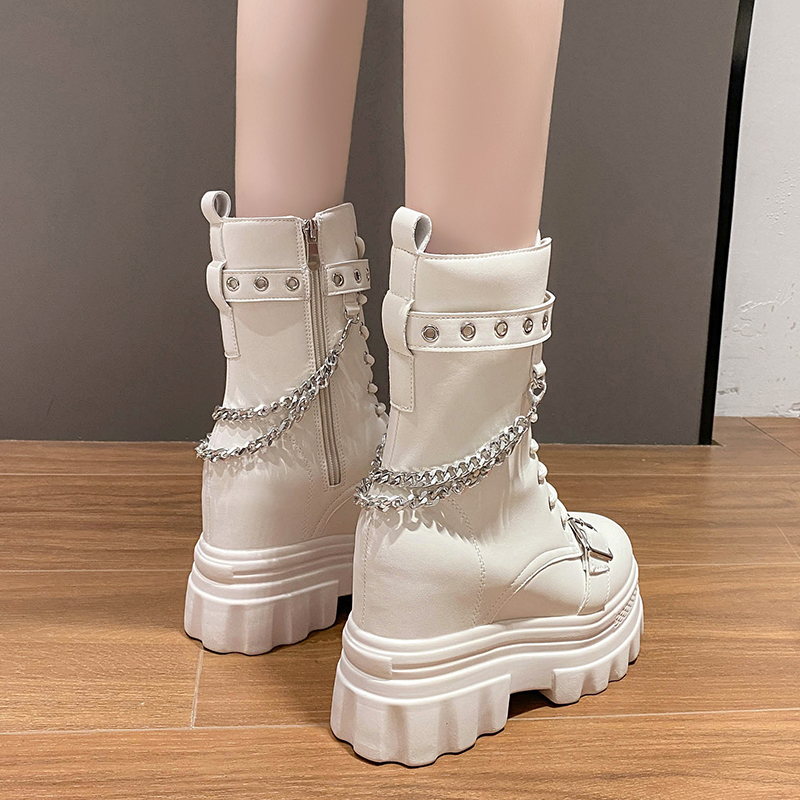 Autumn Thick Heel Ankle Boots  - Wedge Espadrille Women recension och pris