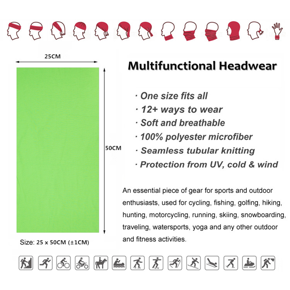 Neon Color Camping Headband Ma - Headband Summer Knit recension och pris