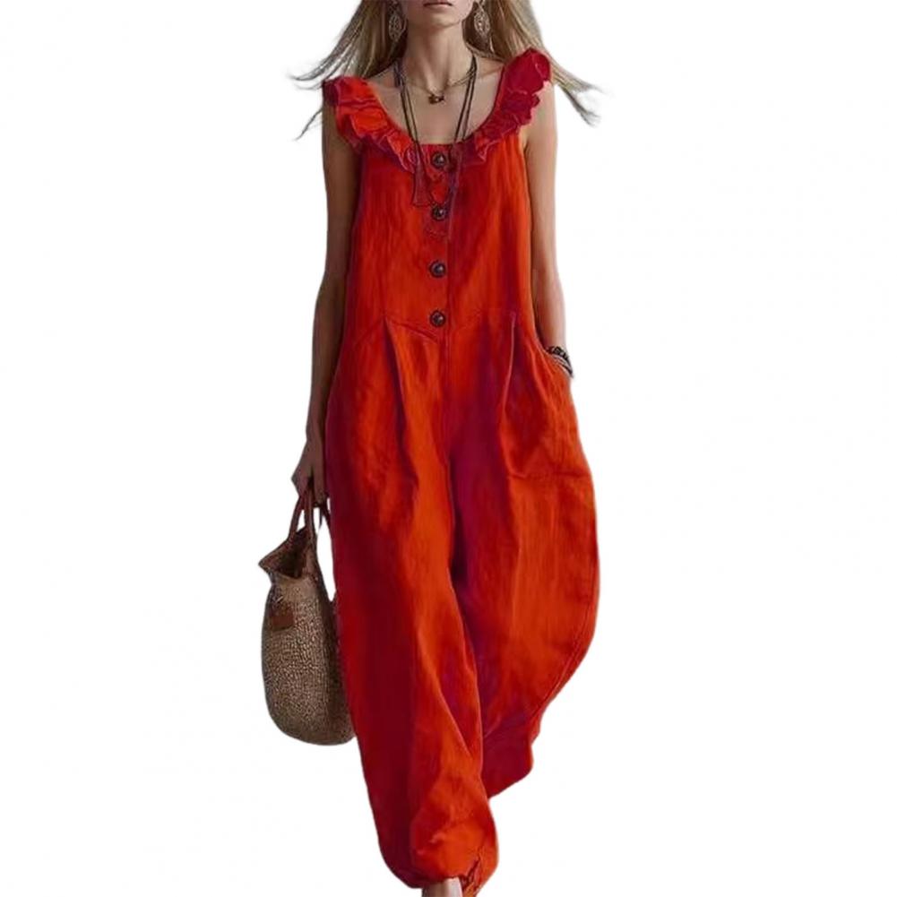 Relaxed Fit Romper Women Women - Jumpsuit Linen Relaxed recension och pris