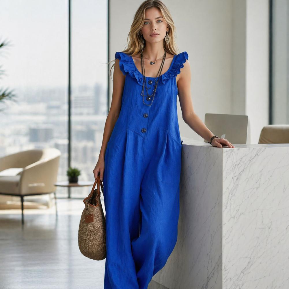 Relaxed Fit Romper Women Women - Jumpsuit Linen Relaxed recension och pris