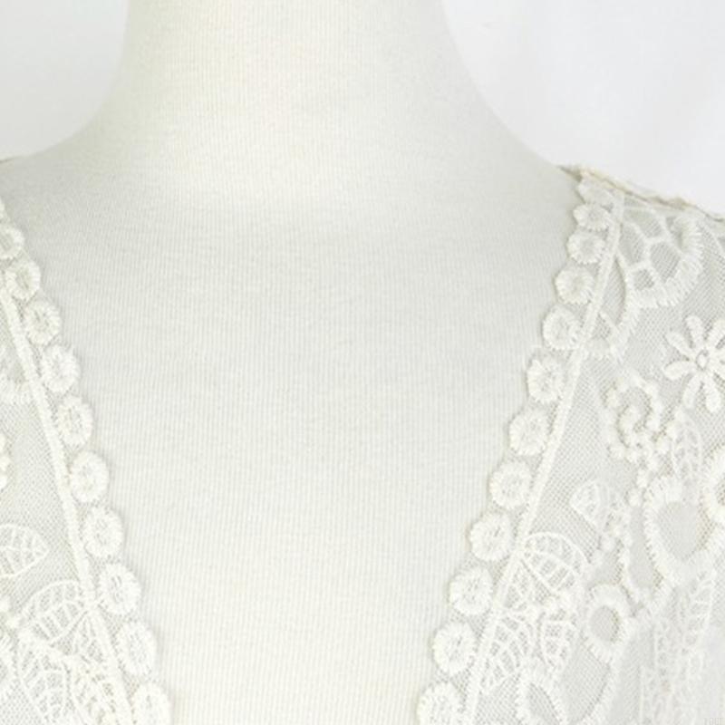 Women Lace Open Front Kimono C - Kimono Sheer Floral recension och pris