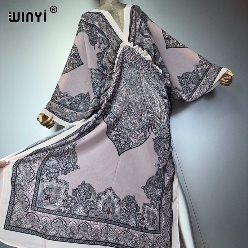 WINYI V-neck Sexy Dress Arabic - Cover Up Kaftan recension och pris