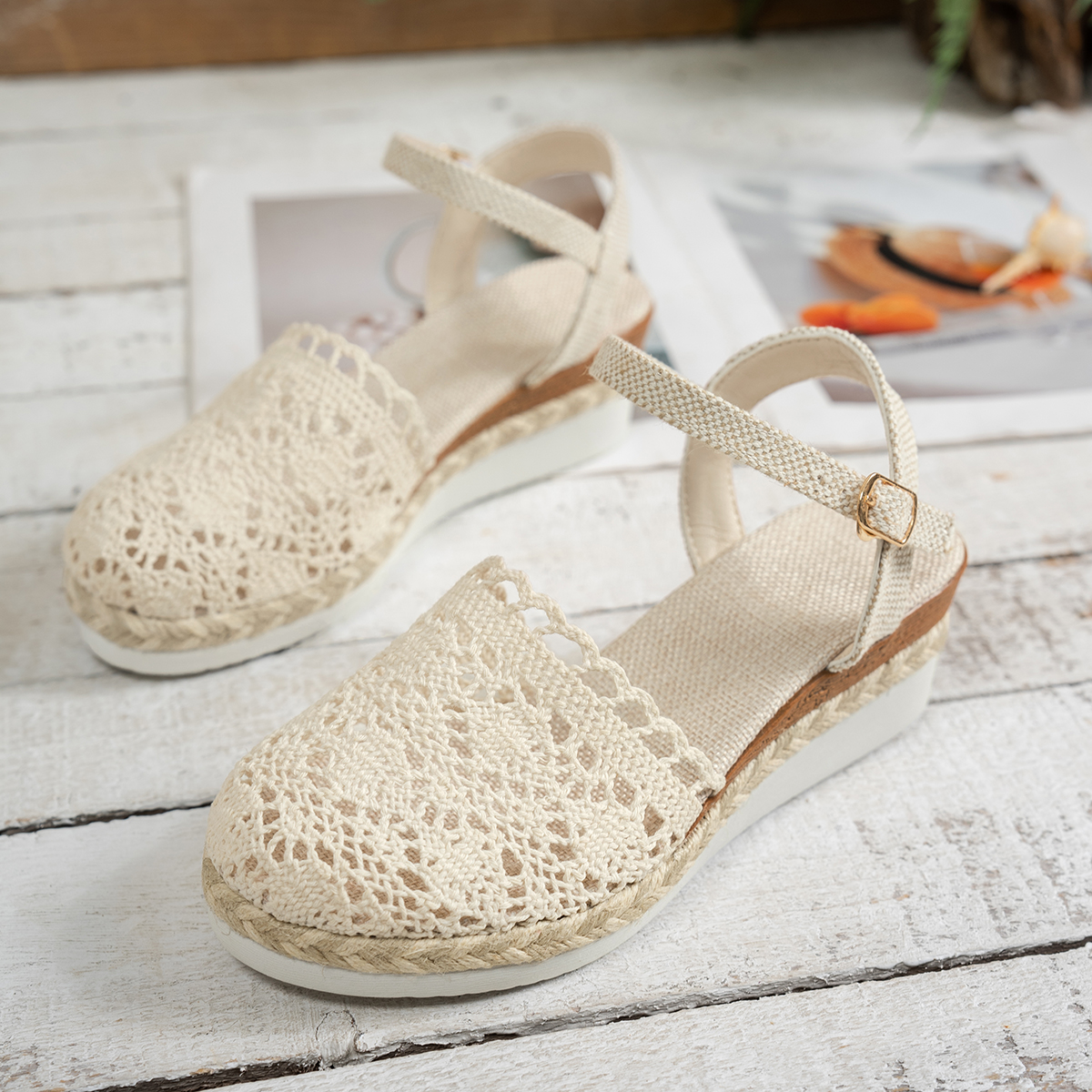 Women Wedge Sandals 2025 Summe - Wedge Espadrille Women recension och pris