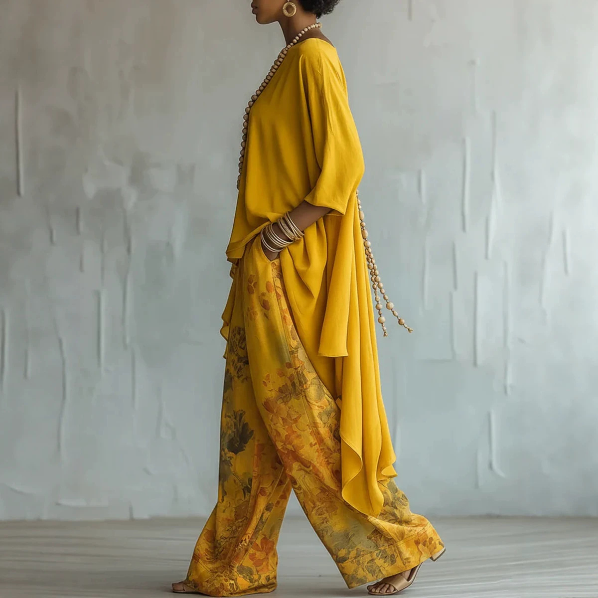 Women's 2-Piece Linen Outfit S - Linen Pant Wide recension och pris