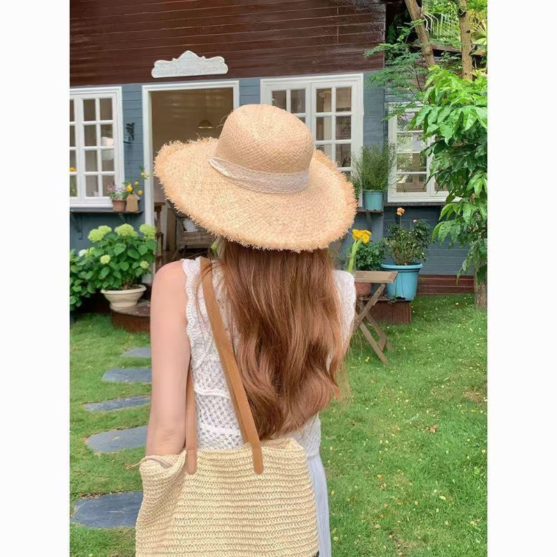 Women Raffia Straw Sun Hat Wid - Hat Floppy Wide recension och pris