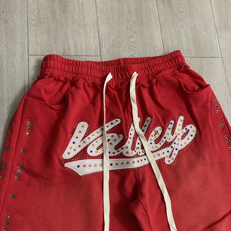 VALLEY Men Black Knee Casual S - Shorts Denim Frayed recension och pris