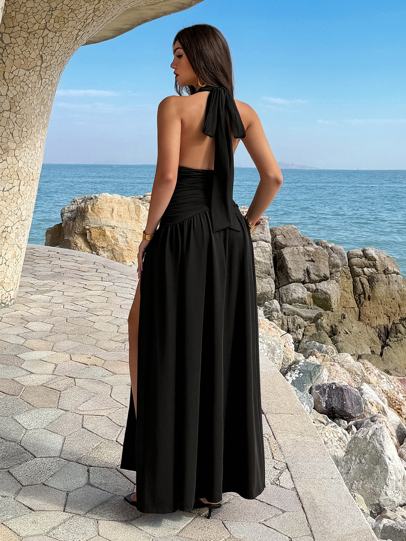 Women's Dress 2 Colors Halter  - Maxi Dress Halter recension och pris