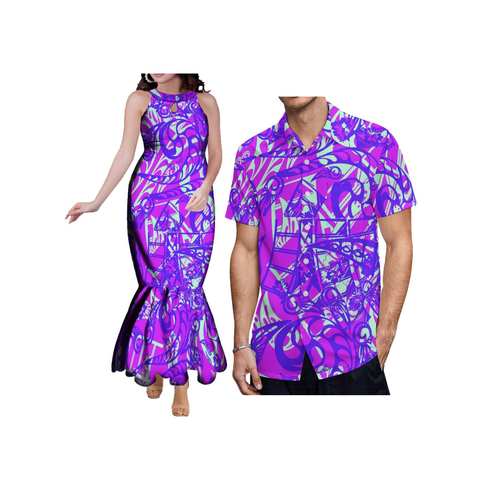Customized Couples Clothes Big - Maxi Dress Halter recension och pris