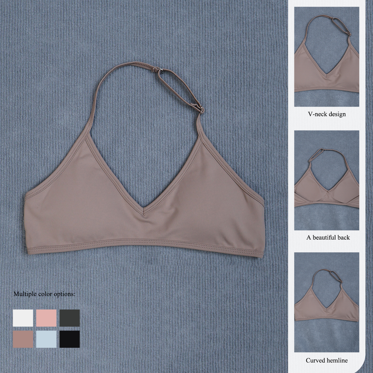 Women's Summer Halter Neck Pad - Crop Top Crochet recension och pris