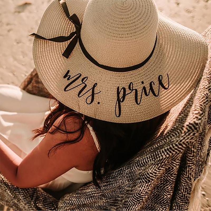 Personalized Custom Last Name  - Hat Floppy Wide recension och pris