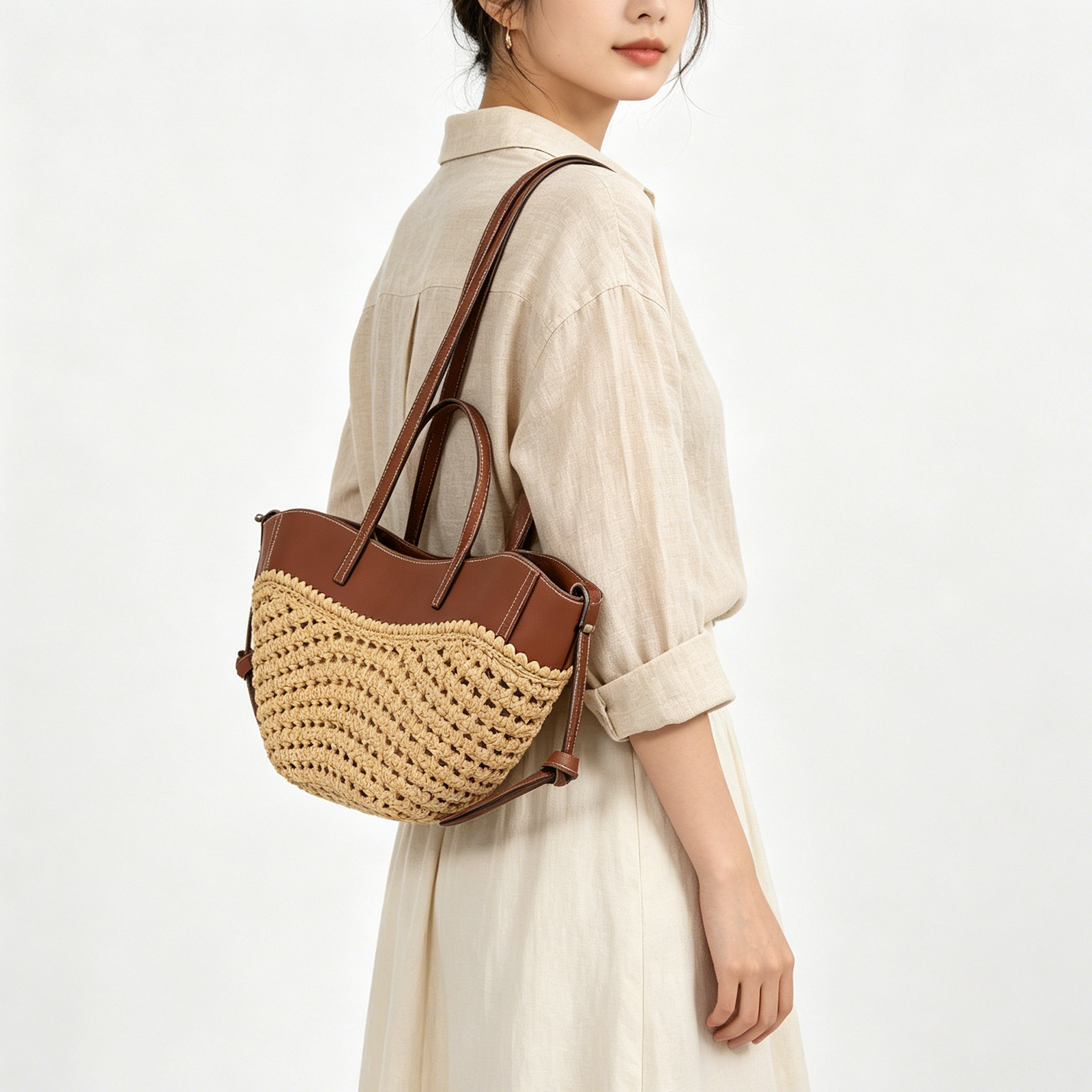 Women's Seaside Vacation Large - Crochet Bag Raffia recension och pris