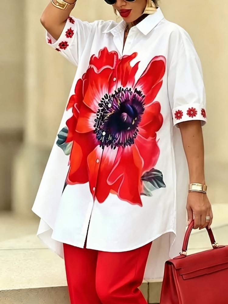Vintage Women Floral Printed 2 - Romper Floral Print recension och pris