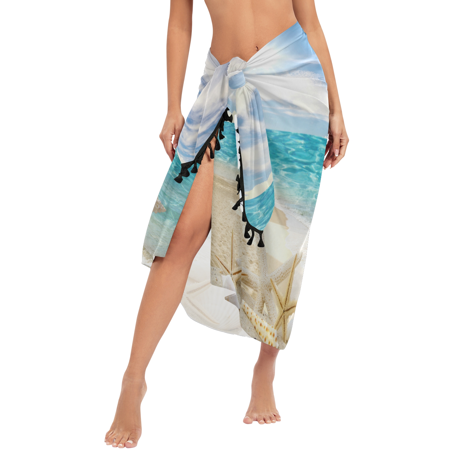 Sexy Women Chiffon Swimwear Pa - Cover Up Kaftan recension och pris