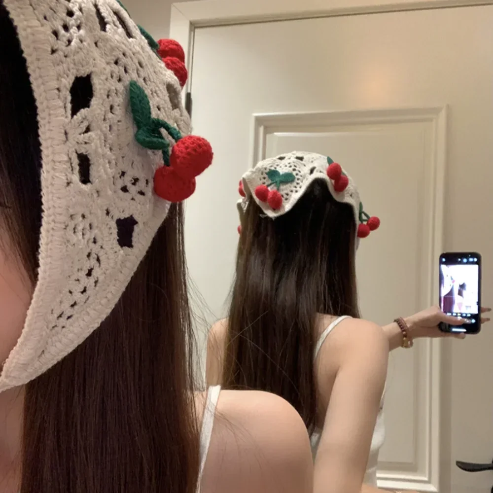 Sweet French Pastoral Style Tr - Headband Summer Knit recension och pris