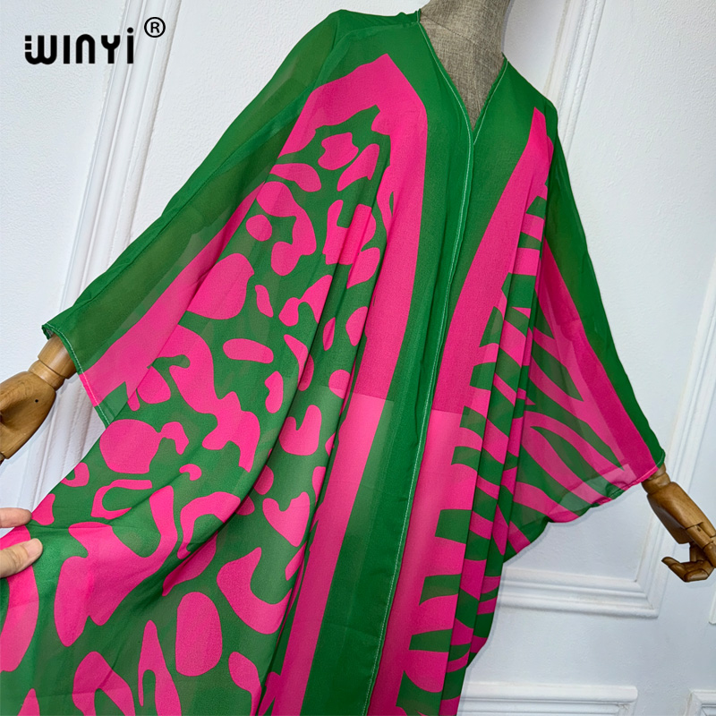 WINYI Africa Bohemia Print Kim - Cover Up Kaftan recension och pris