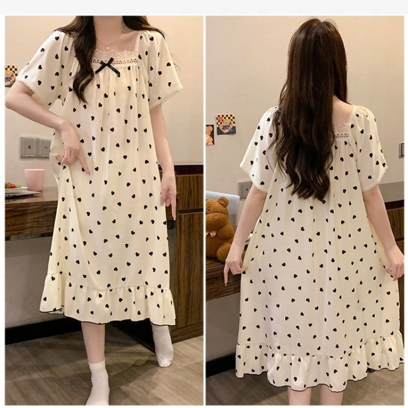 Plus Size Princess Style NIght - Romper Floral Print recension och pris
