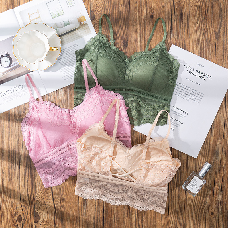3D Sexy lace Lingerie Seamless - Bralette Triangle Set recension och pris
