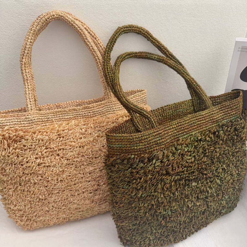Raffia Hand-crocheted Shoulder - Crochet Bag Raffia recension och pris