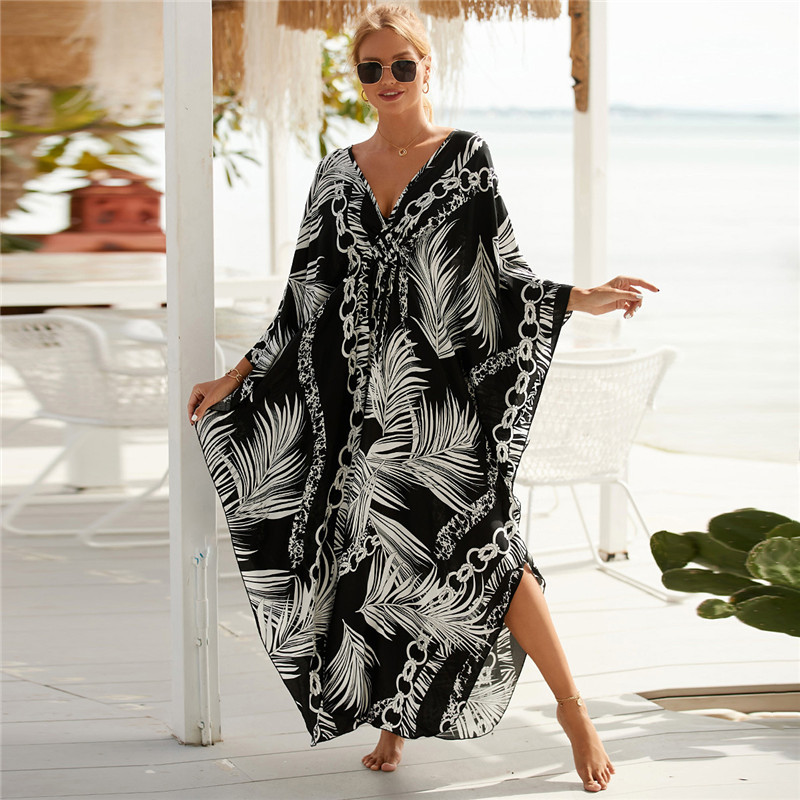 Women's Plus Size Animal Print - Cover Up Kaftan recension och pris