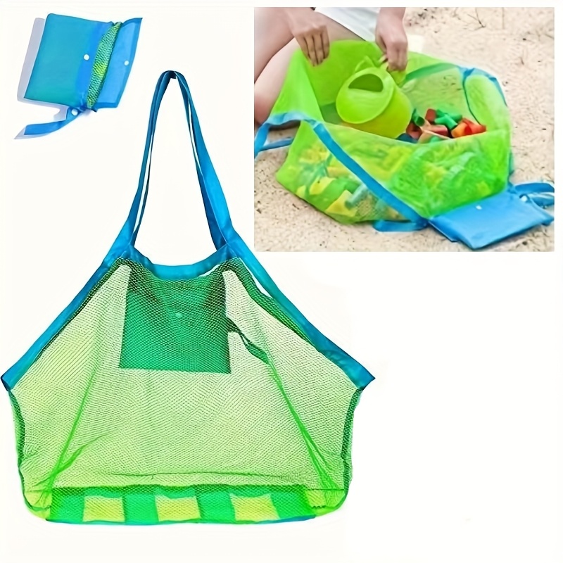 1pc Large Mesh Beach Tote Bag  - Tote Bag Beach recension och pris