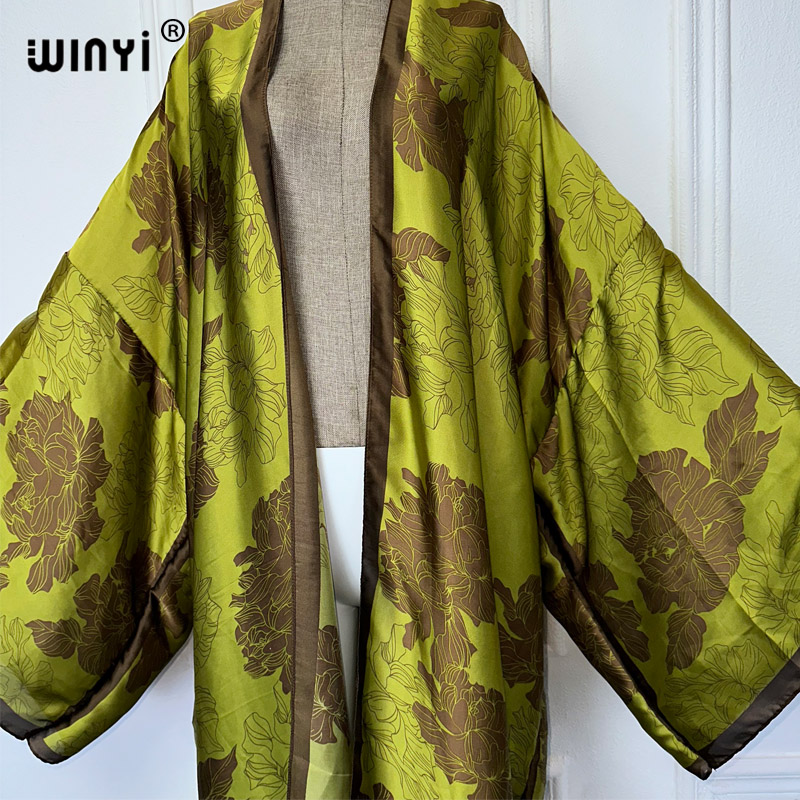 WINYI Africa boho print Kimono - Cover Up Kaftan recension och pris