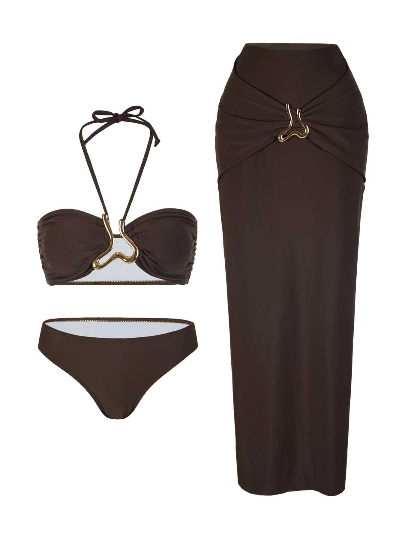 Women Sleeveless Tankini Bikin - Swimsuit Bikini Ruched recension och pris