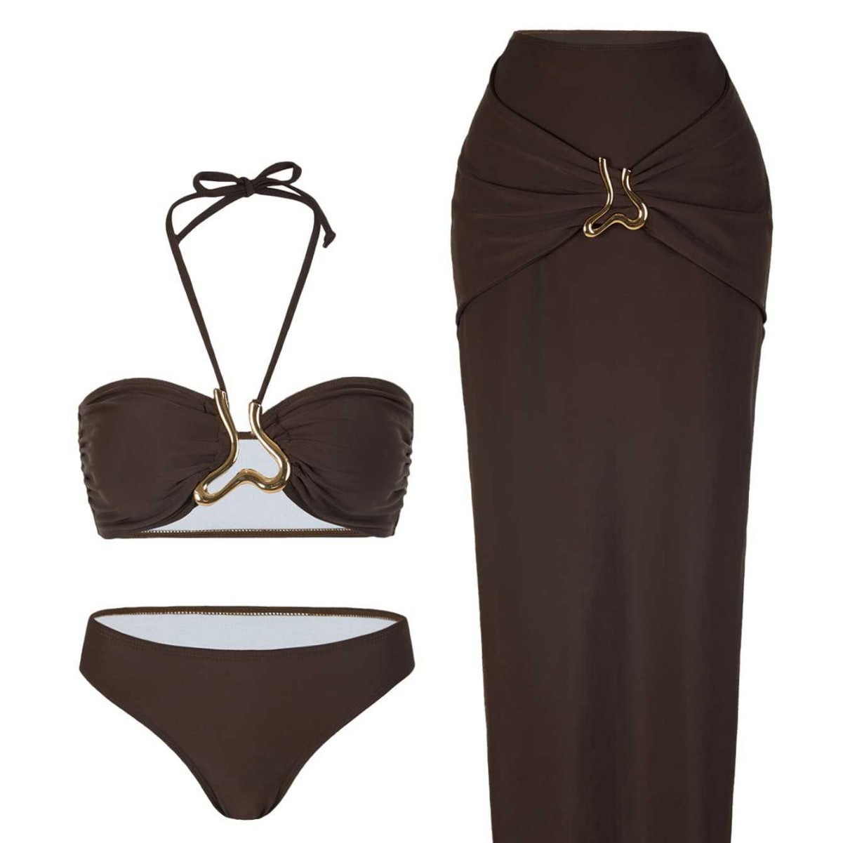 Women Sleeveless Tankini Bikin - Swimsuit Bikini Ruched recension och pris