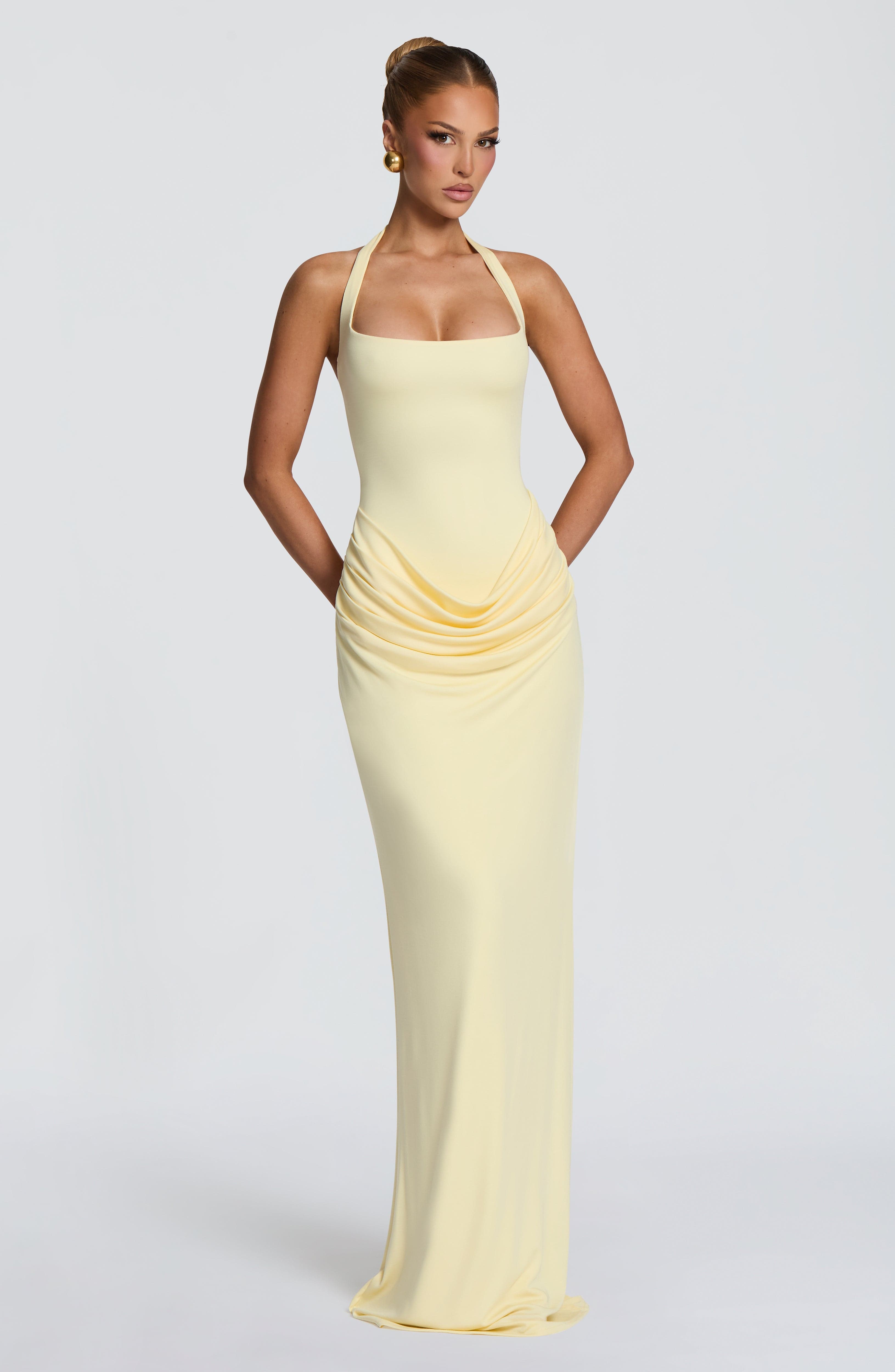 Halter Square Neck Maxi Dress  - Maxi Dress Halter recension och pris