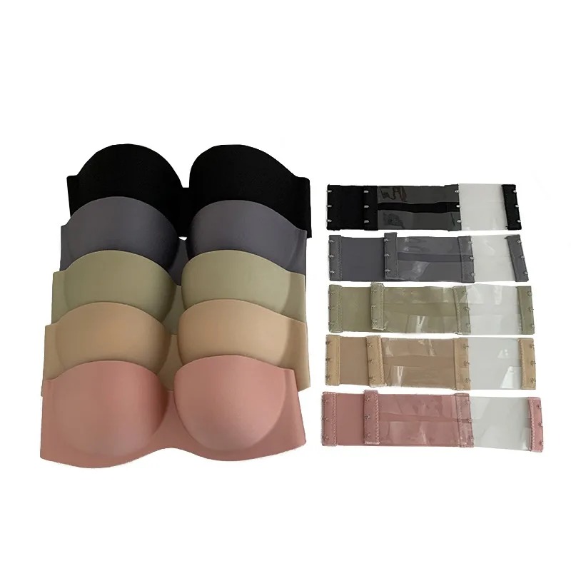 Women's Sexy Strapless Push-Up - Bralette Triangle Set recension och pris