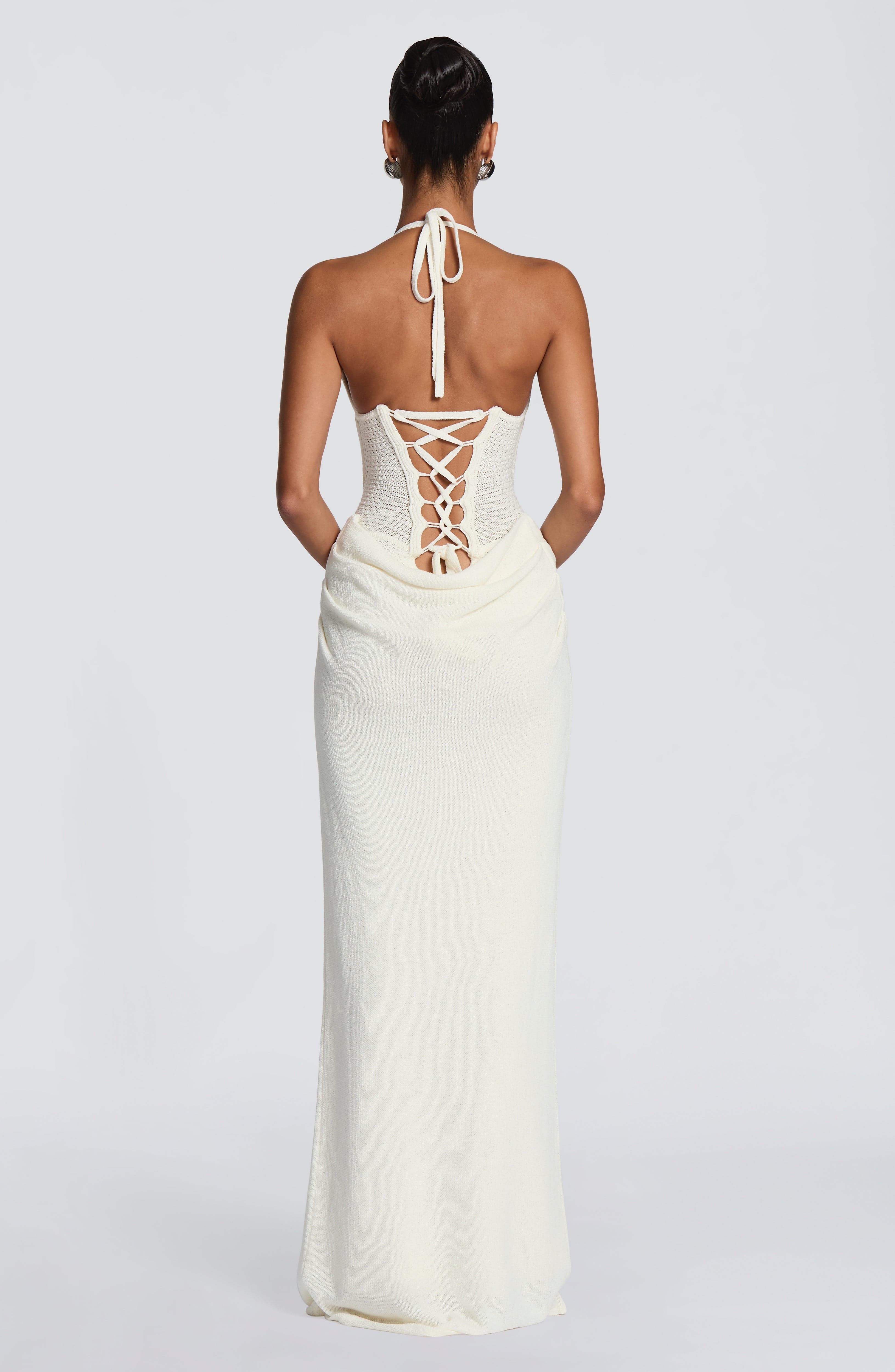 Boho Halter Knit Maxi Dress Ho - Maxi Dress Halter recension och pris