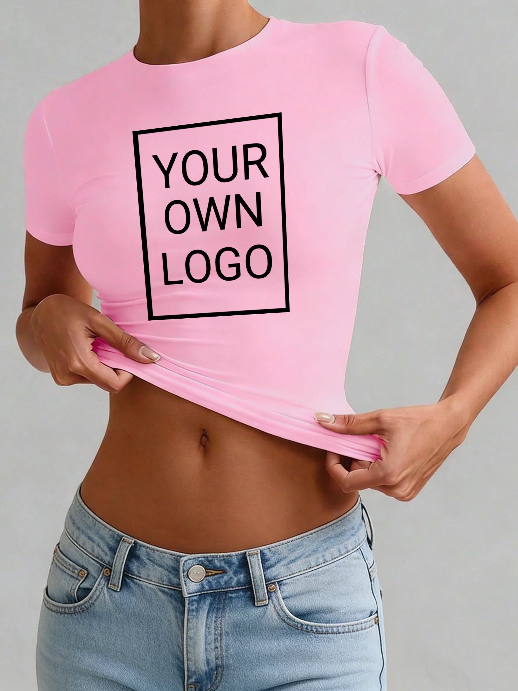 Customized Logo Pattern Womens - Crop Top Crochet recension och pris